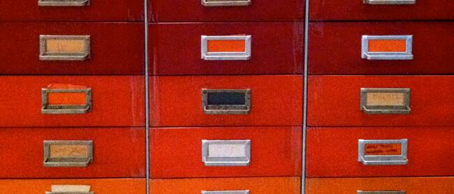 “Vintage File Cabinet” by victoriabernal is licensed under CC BY-NC-SA 2.0 via Flickr