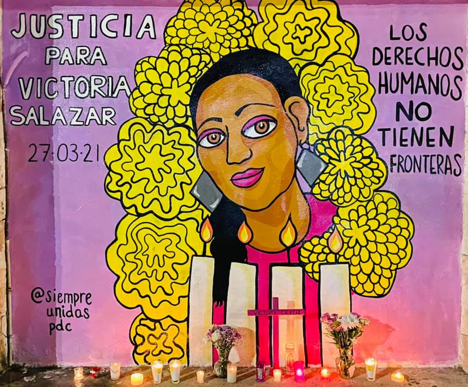 Police brutally killed Victoria Salazar: how are feminists representing her death in a dignified way?